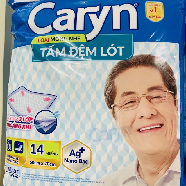 Tã dán và đệm lót Caryn size ML10 - ML20 - XL10 - đệm lót size 14