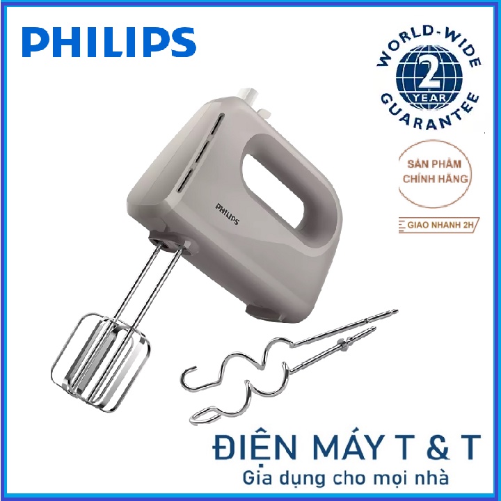 Máy Đánh Trứng Cầm Tay Philips HR3705 - Hàng chính hãng