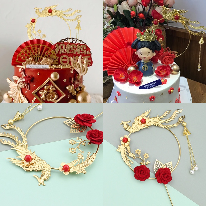 Phụ Kiện Trang Trí Bánh Kem Hình Nữ Hoàng Và Vua