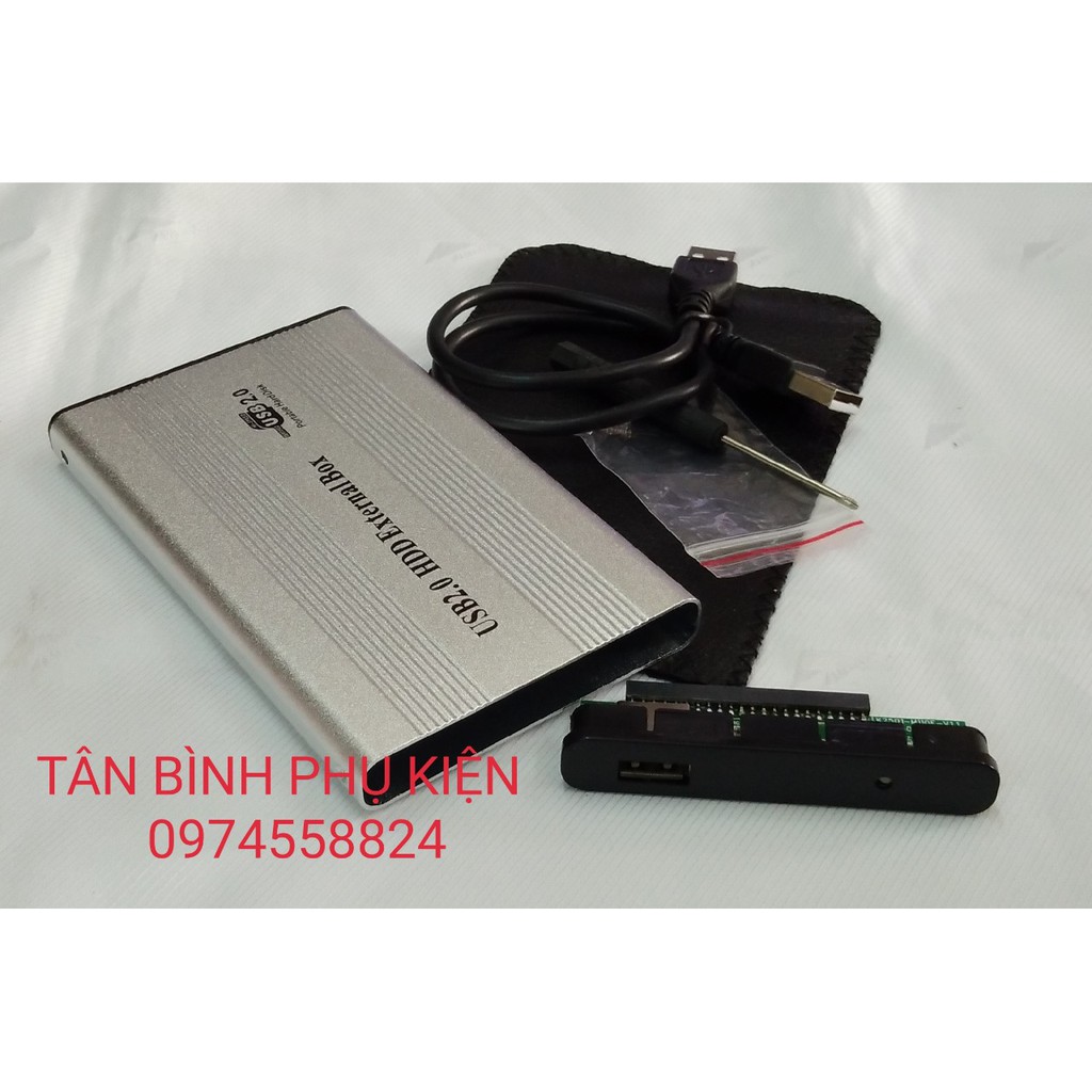 Box ổ cứng laptop 2.5 inch SATA vỏ nhôm