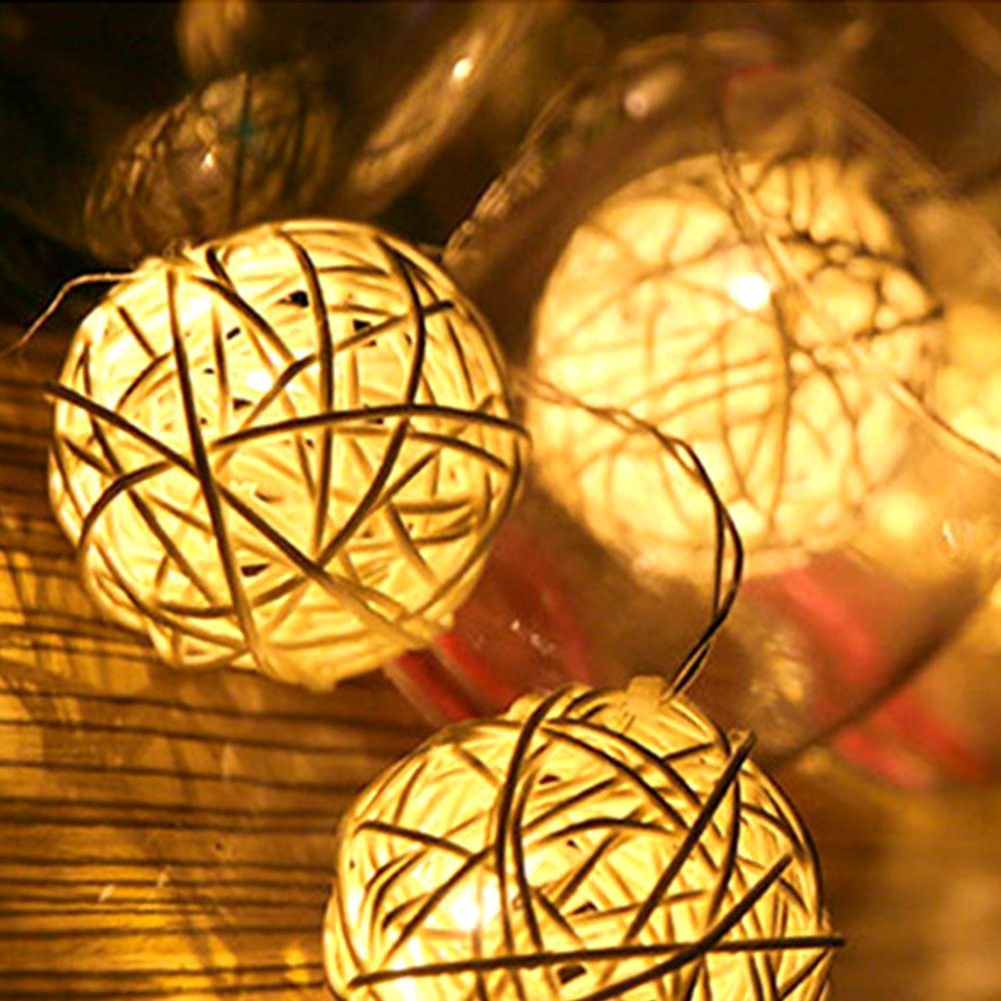 Dàn đèn nháy hình quả câu mây rất xinh xắn và đẹp