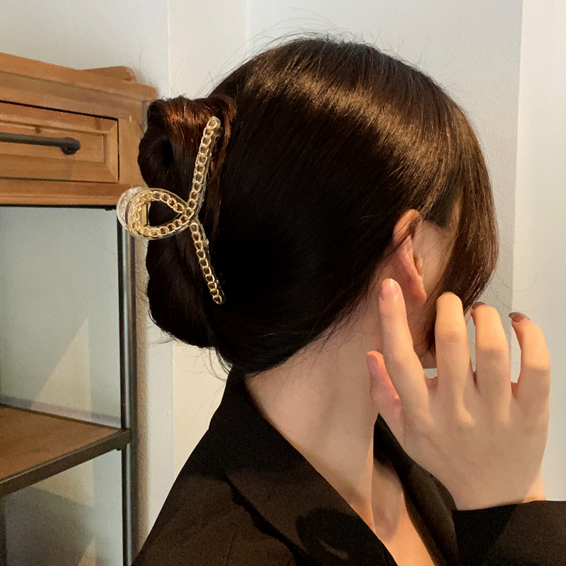 Kẹp Tóc Càng Cua Đính Ngọc Trai Thời Trang