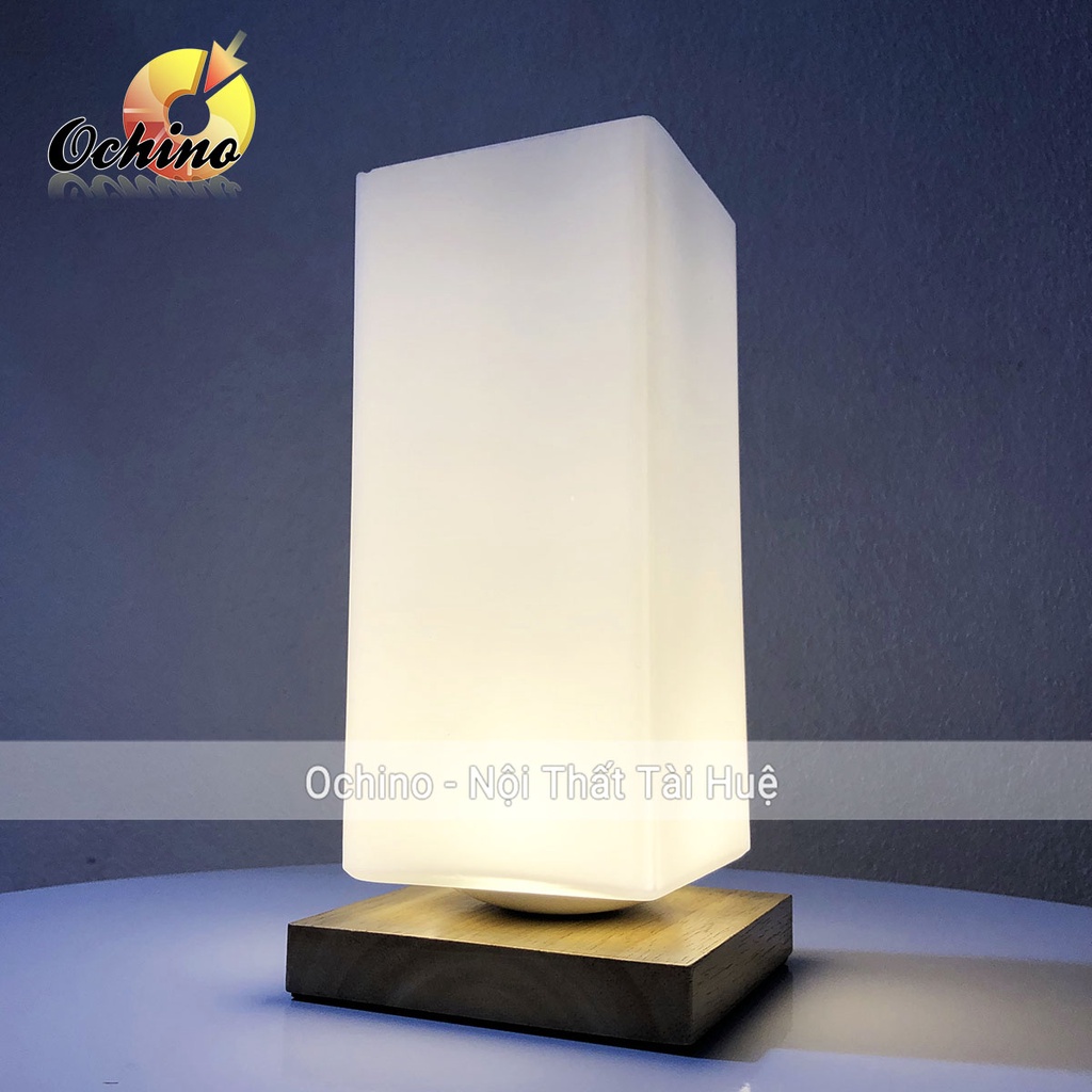 Đèn ngủ để bàn trang trí phòng ngủ đọc sách chất liệu gốm sứ thủ công chỉnh sáng tiện lợi