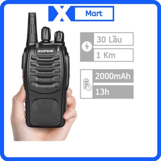 Bộ đàm BaoFeng S888 truyền tín hiệu tốt trong bán kính 1KM công suất 5W