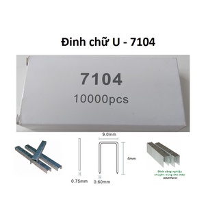 Đinh 7104 U Hộp 10.000 cây đinh công nghiệp