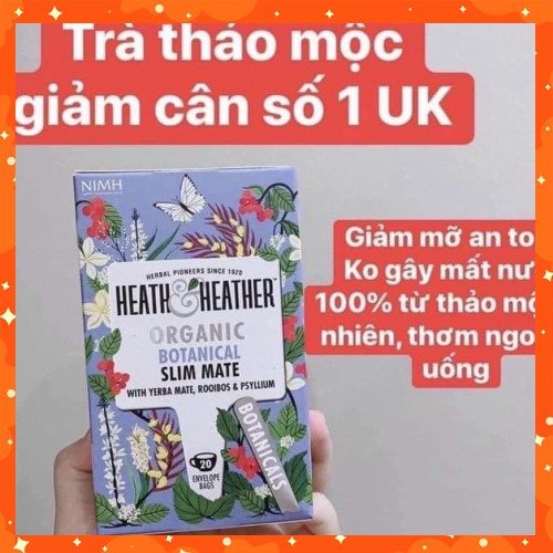 Trà gi ảm cân hữu cơ Organic Heath & Heather UK