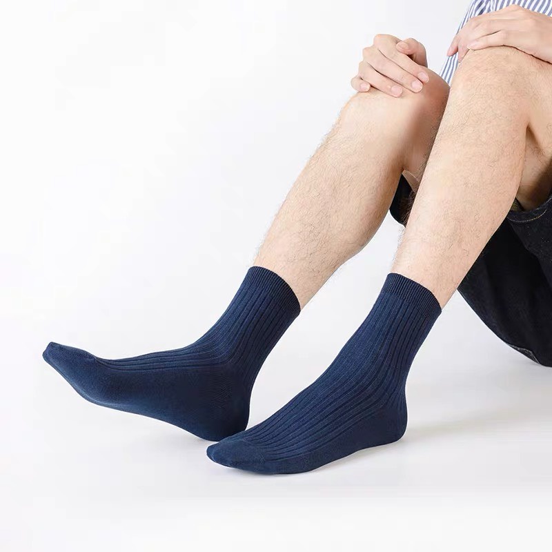 Tất Vớ Nam Basic Sang Trọng Lịch Lãm, Đi làm đi chơi Taobao Hot Trend Chất Liệu Cotton Mềm Mịn