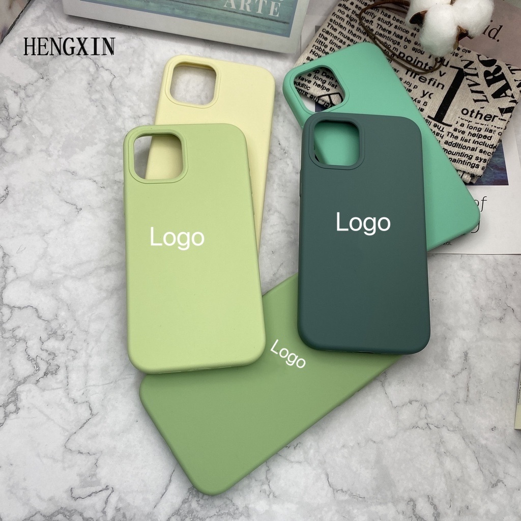 Matcha blue full silicone phone case for iP  6 6s 7 8 7p 8p x xs xr xsmax 11 11pro 11promax 12 12pro 12promax 13 13pro 13pro 13promax drop protective case