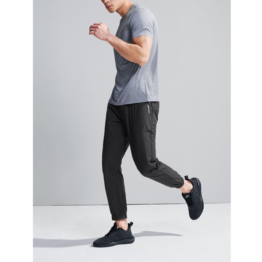 Quần Jogger Nam Lưng Thun HLA Drawstring Elastic Waist Nine-point Pants