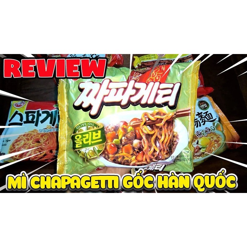 Mì tương đen Chapagetti Hàn Quốc gói 140g | BigBuy360 - bigbuy360.vn