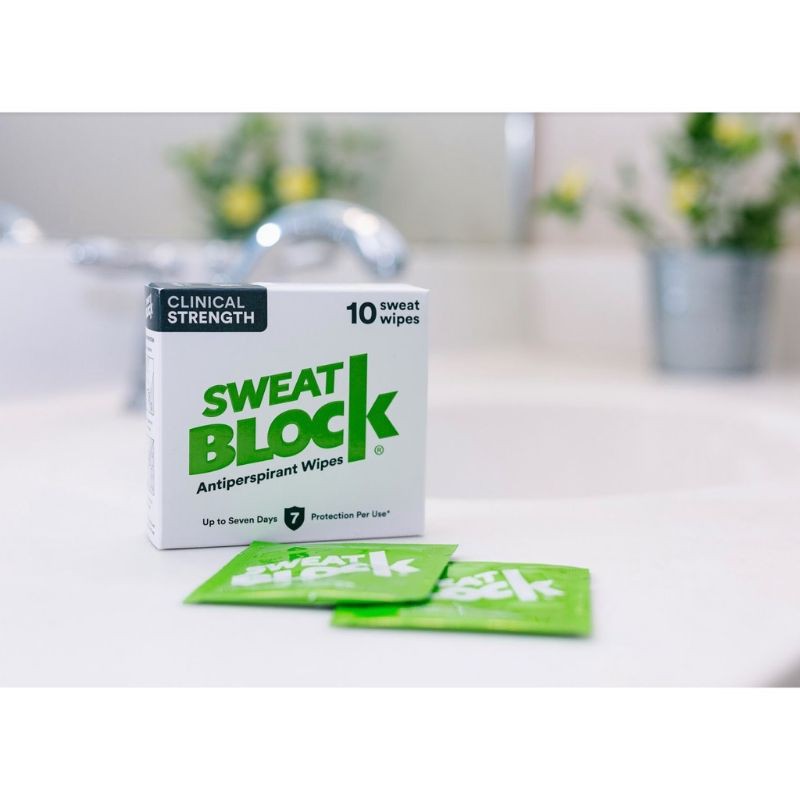 SweatBlock - Combo Ngăn đổ mồ hôi nách, tay chân, Khử mùi hôi bán chạy số 1 Mỹ & Amazon