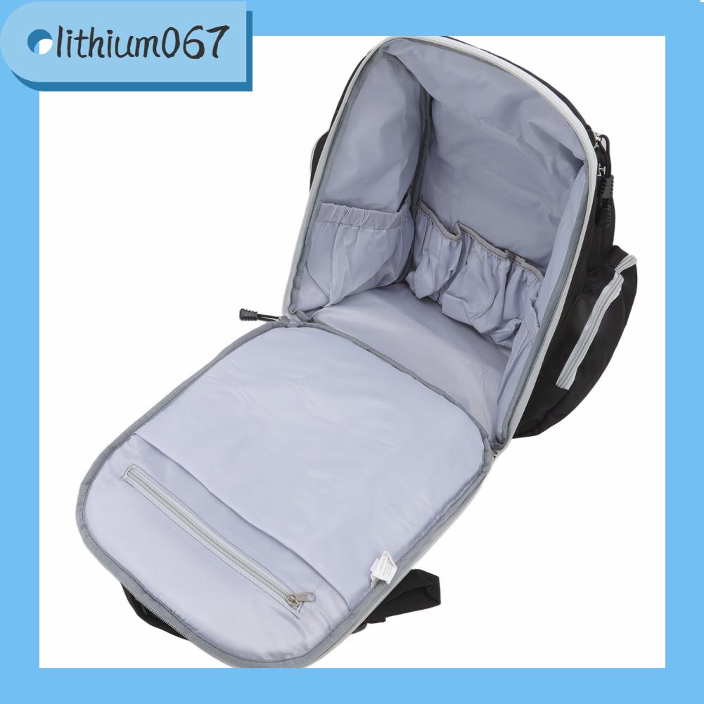 Lithium067 Lithium067 Túi đựng tã cho bà bầu Đa chức năng Công suất lớn chống thấm nước Ba lô ngoài trời