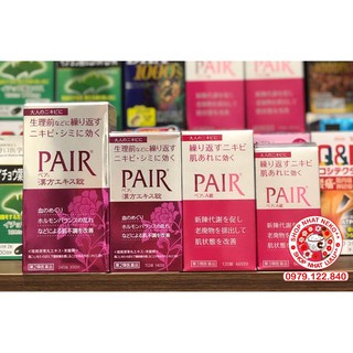 Viên uống Pair A giảm mụn bọc, mụn viêm, mụn trứng cá, mụn nội tiết Nhật Bản nội địa