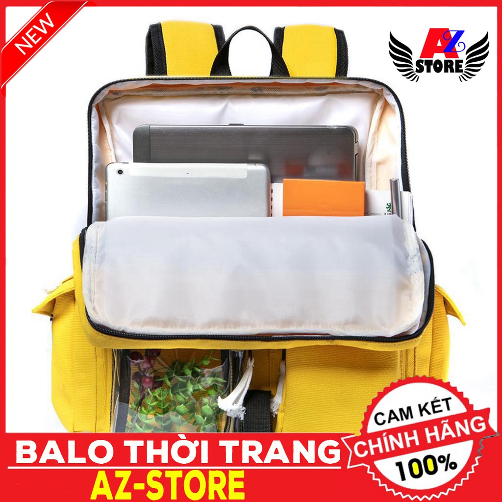 [𝑩𝑨𝑪𝑲 𝑻𝑶 𝑺𝑪𝑯𝑶𝑶𝑳] - Balo Laptop -  Balo Thời Trang - Balo Nữ - Balo Chống Nước -Balo Vàng- Balo