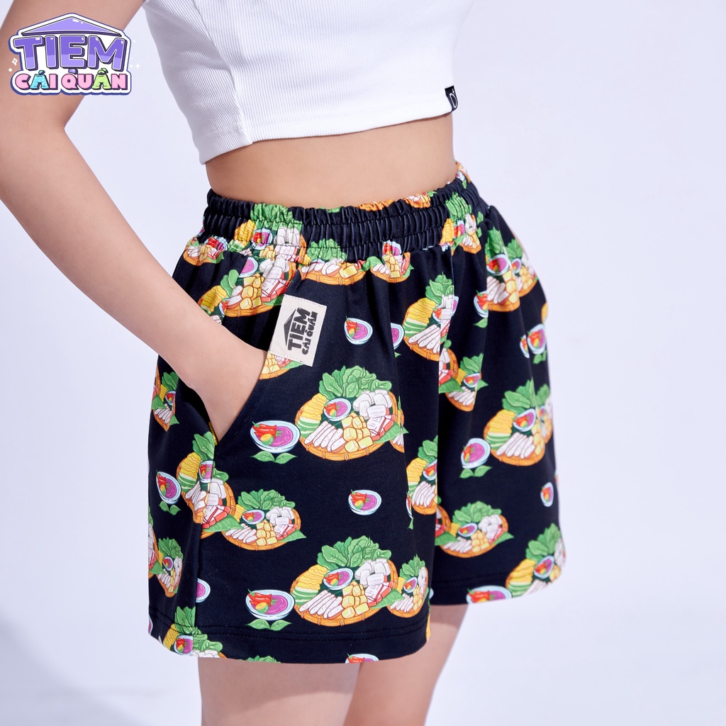 Quần ĐÙI họa tiết BÚN ĐẬU MẮM TÔM by Tiệm Cái Quần | BigBuy360 - bigbuy360.vn