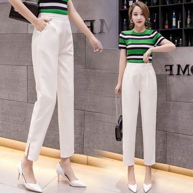 Quần baggy xẻ gấu siêu đẹp