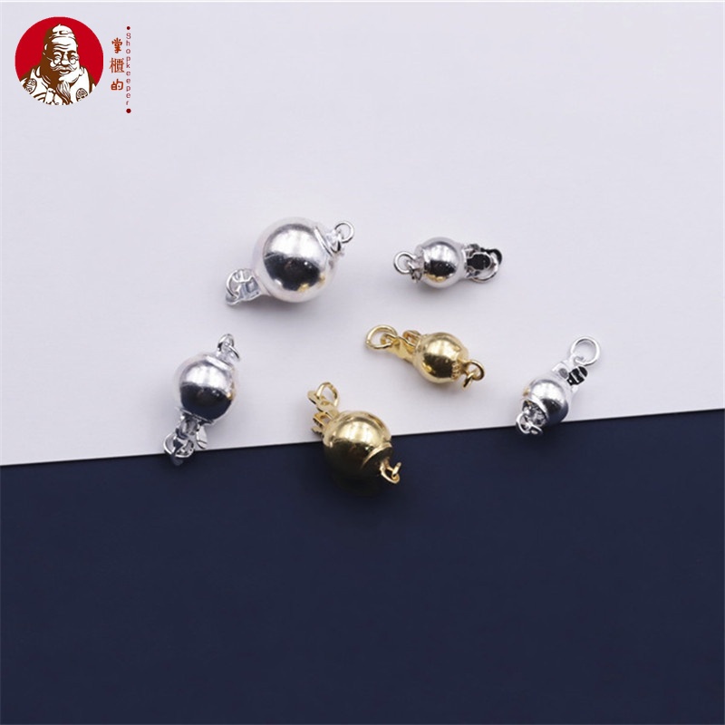 Khóa Cài Vòng Tay / Dây Chuyền Ngọc Trai Bằng Bạc Sterling S925