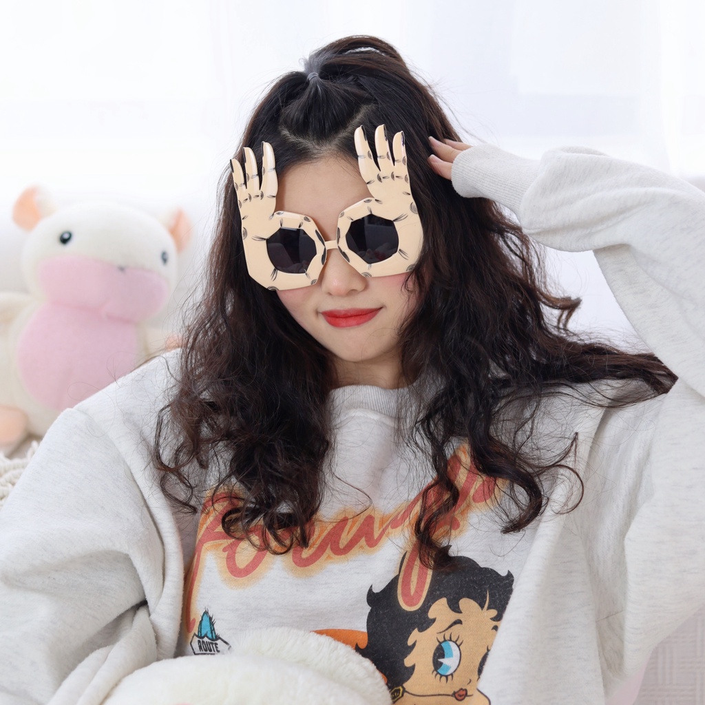 Mắt Kính Phong Cách hip hop 'OK' OK Vui Nhộn Dùng Làm Đạo Cụ Chụp Ảnh / Trang Trí Tiệc