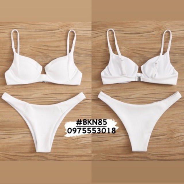 [BKN85] <ÂU> SET BIKINI BASIC VẢI GÂN 4 MÀU (CÓ GỌNG) | BigBuy360 - bigbuy360.vn