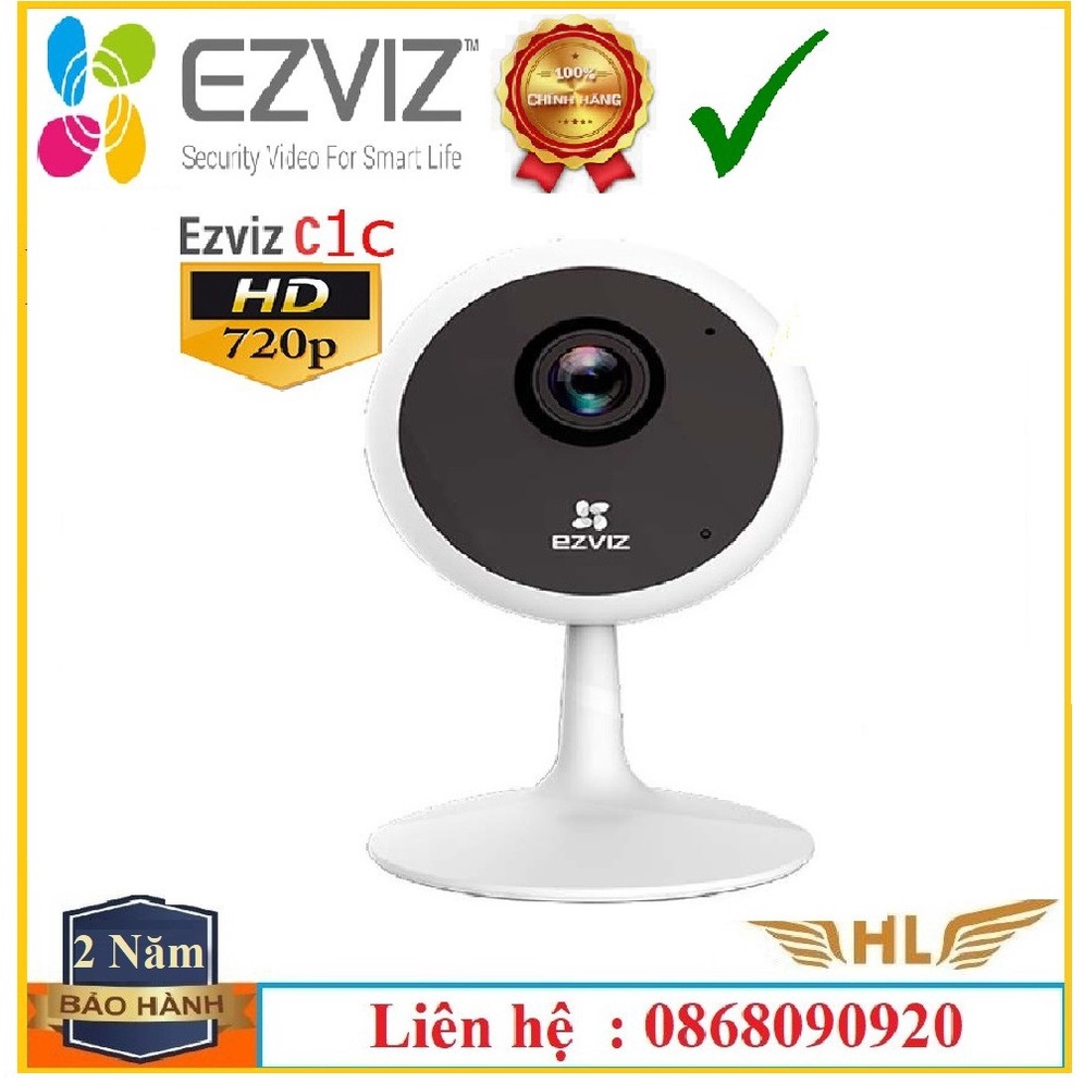 Camera IP Wifi Góc Siêu Rộng Ezviz C1C 720P,Ezviz C1C-B Full HD 1080P, C2C 1Mp, Ezviz C1HC 2Mp,Ezviz T30- Chính Hãng