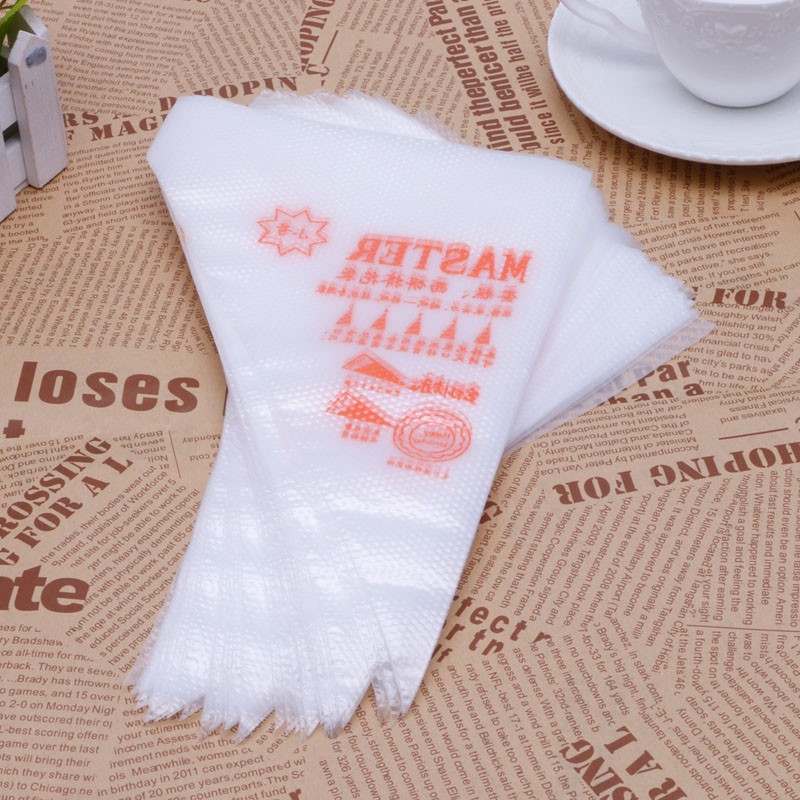 Set 100 Túi Đựng Kem Trang Trí Bánh Dùng Một Lần Tiện Dụng