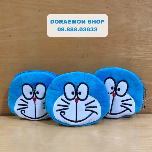 Móc Khoá Ví Bông Mini Doremon Doraemon