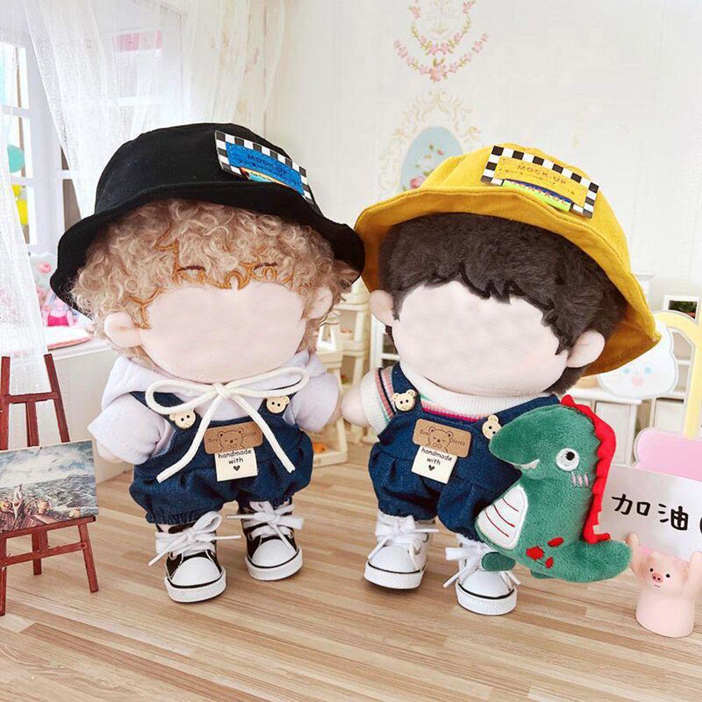 Bebetterm Quần Yếm Phụ Kiện Búp Bê Đồ Chơi Trẻ Em Có Mũ Ngư Dân