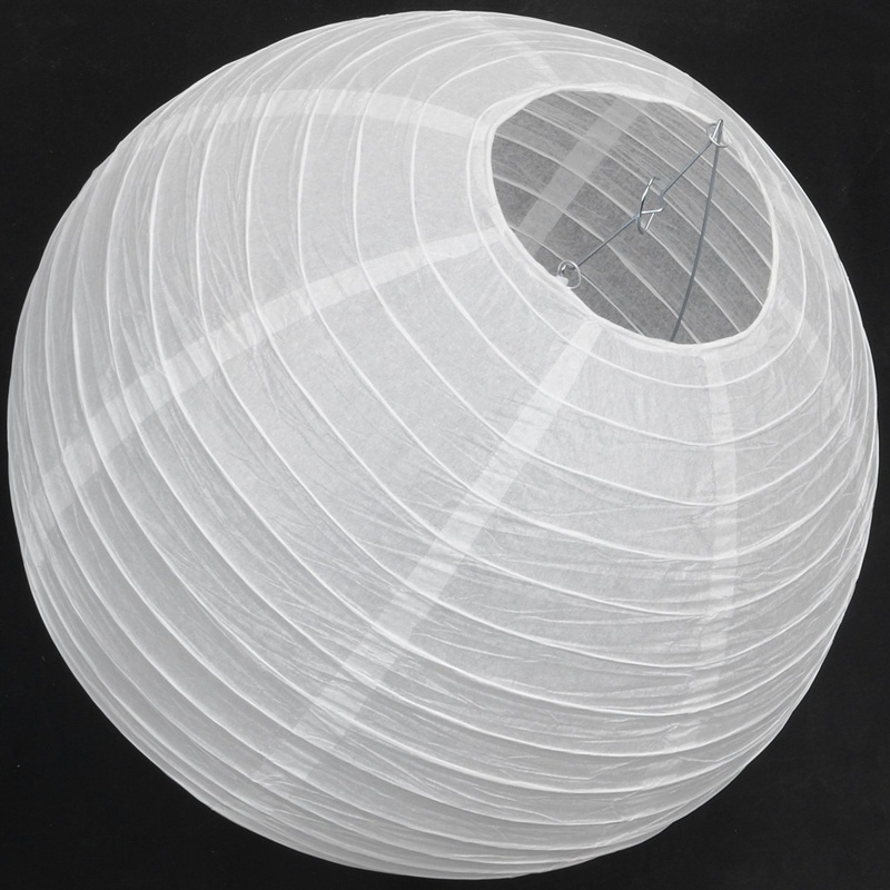 Set 3 Lồng Đèn Giấy Màu Trắng 40cm (16 inch)