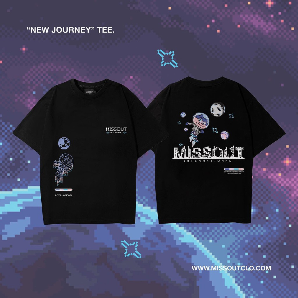 áo form rộng unisex ÁO THUN JOURNEY MISSOUT
