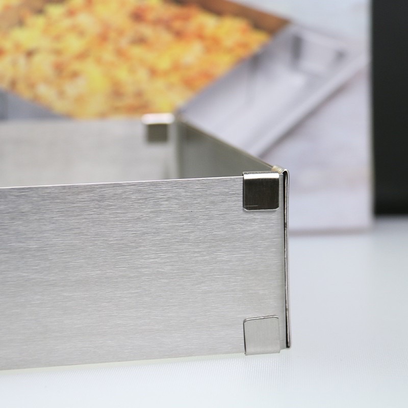 Khuôn ring mousse vuông thay đổi kích thước