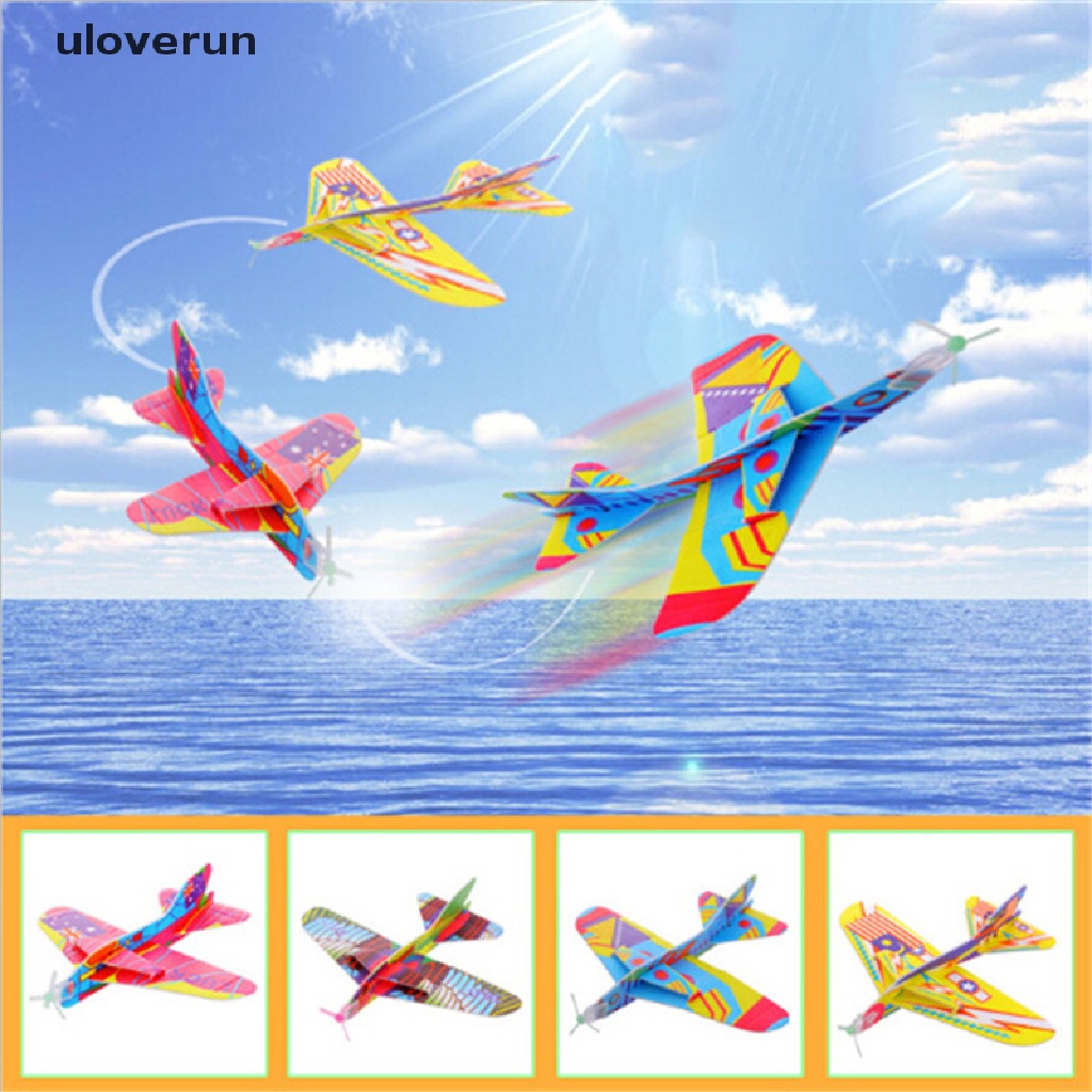 Mô Hình Máy Bay Xoay 360 Độ DIY Độc Đáo Cho Bé