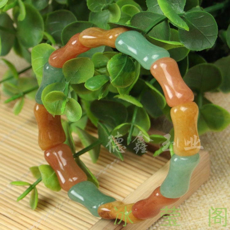 Bingyingge Vòng Đeo Tay Bingyingge Bằng Đá Tự Nhiên Nhiều Màu Sắc Thắt Nút Cao Hàng Tay Cho Nữ