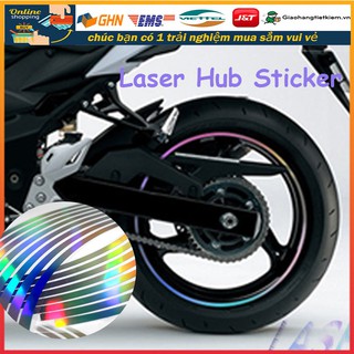 Cuộn keo dán phản quang cho vành bánh xe các loại phương tiện dán vành bánh xe 12 inches