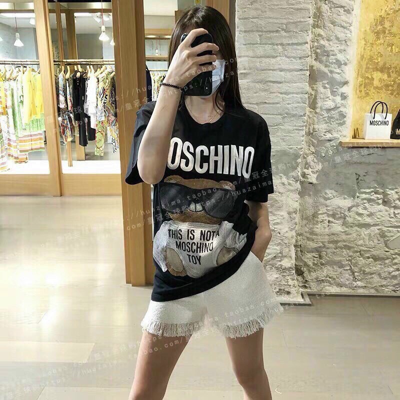 Áo phông nam mặt gấu trước kèm chữ,áo form chuẩn có đủ sz(40-72kg) | BigBuy360 - bigbuy360.vn