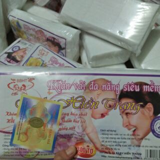 Combo 16 gói khăn giấy khô Hiền Trang
