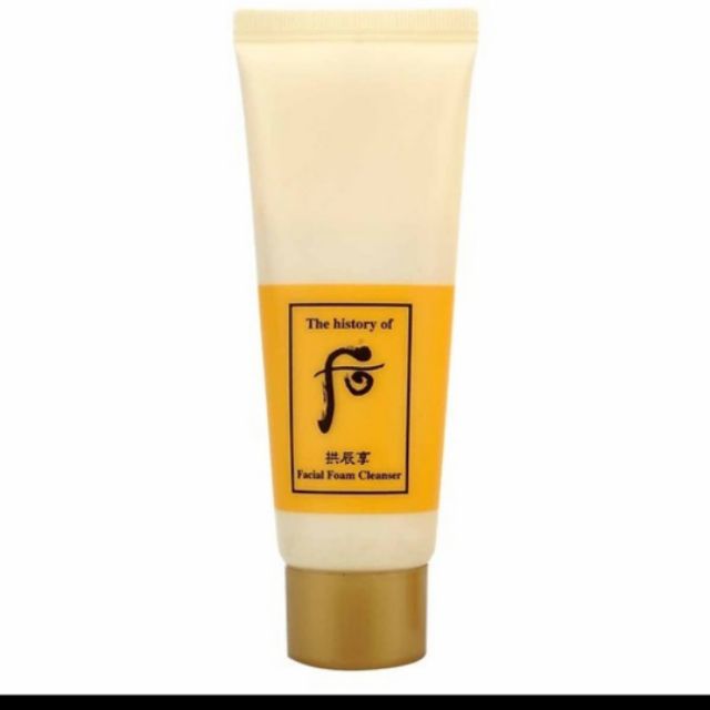 [Hàng chính hãng]XẢ KHO Sữa Rửa Mặt vàng Hoàng Cung Whoo Facial Foam Cleanser 40ml