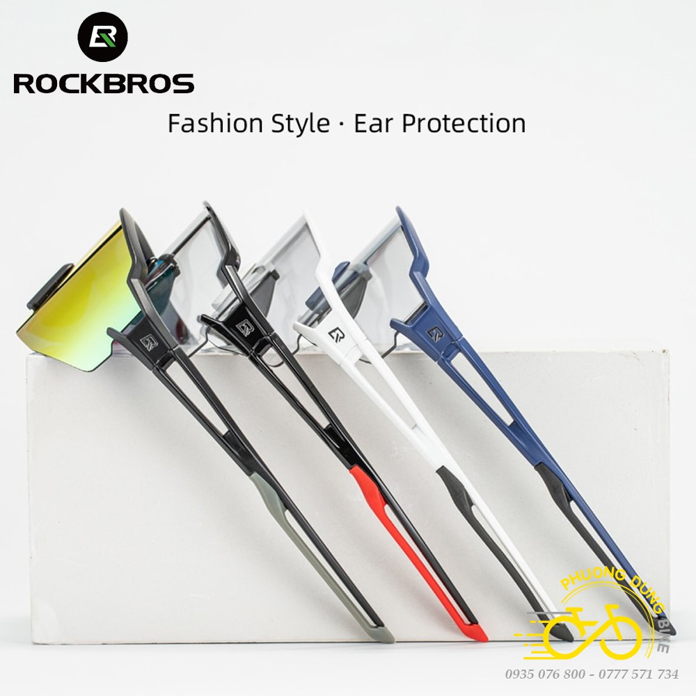 Kính mát xe đạp thể thao 1 mặt ROCKBROS - Kiểu 02