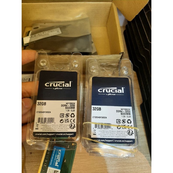 RAM Laptop DDR4 Crucial 3200Mhz - 32GB - Bảo hành 36 tháng