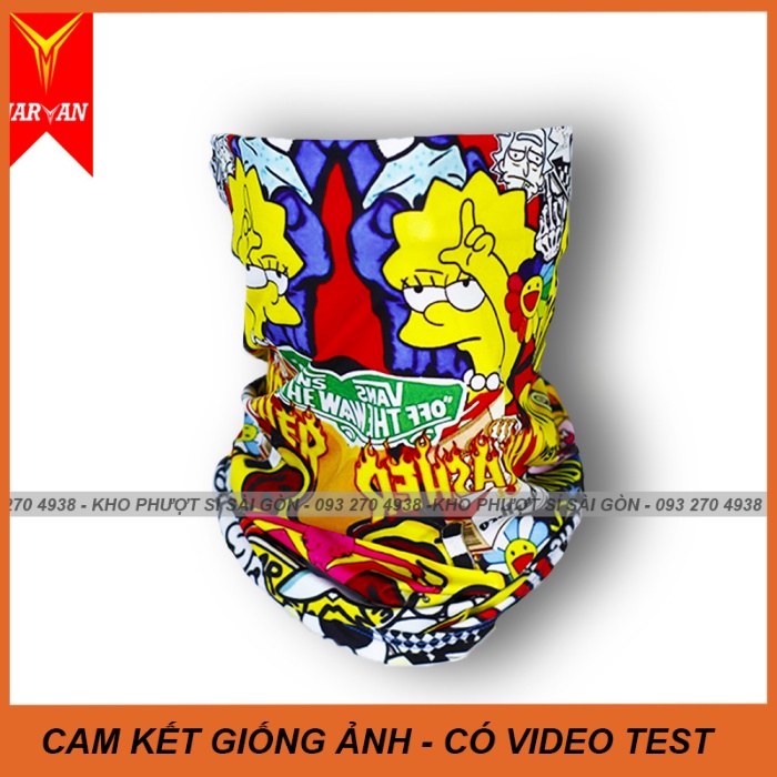 [CHO CHỌN MÀU] - Giá sỉ Khăn ống vải đa năng chống bụi cao cấp loại tốt in sắc nét - khẩu trang ống đa năng đi phượt