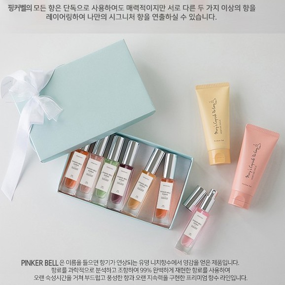 Nước hoa Pinker Bell Korea Hàn Quốc 7 mùi hương trong tuần