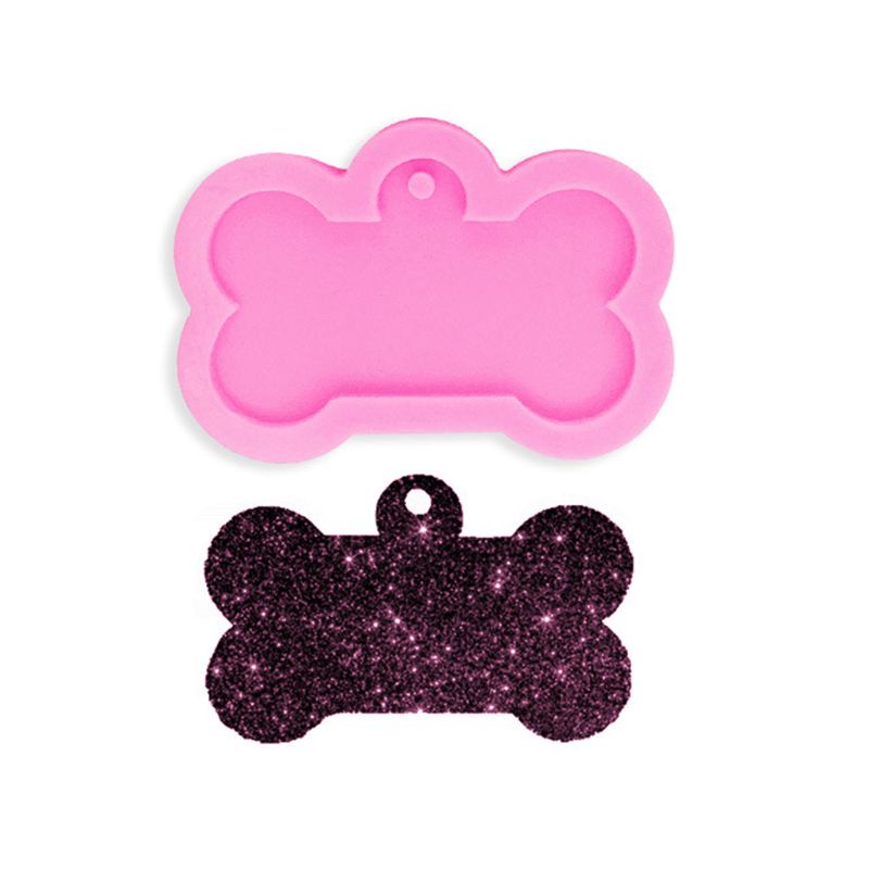 Khuôn Silicone Làm Mặt Dây Chuyền Hình Khúc Xương