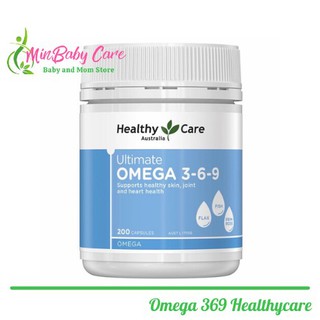 [ Chính Hãng ] Omega 369 Healthy Care Úc 200 Viên (mẫu mới)