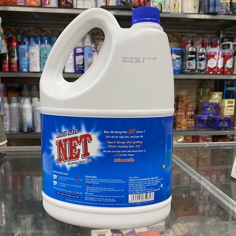 Nước lau sàn NET Extra 4kg