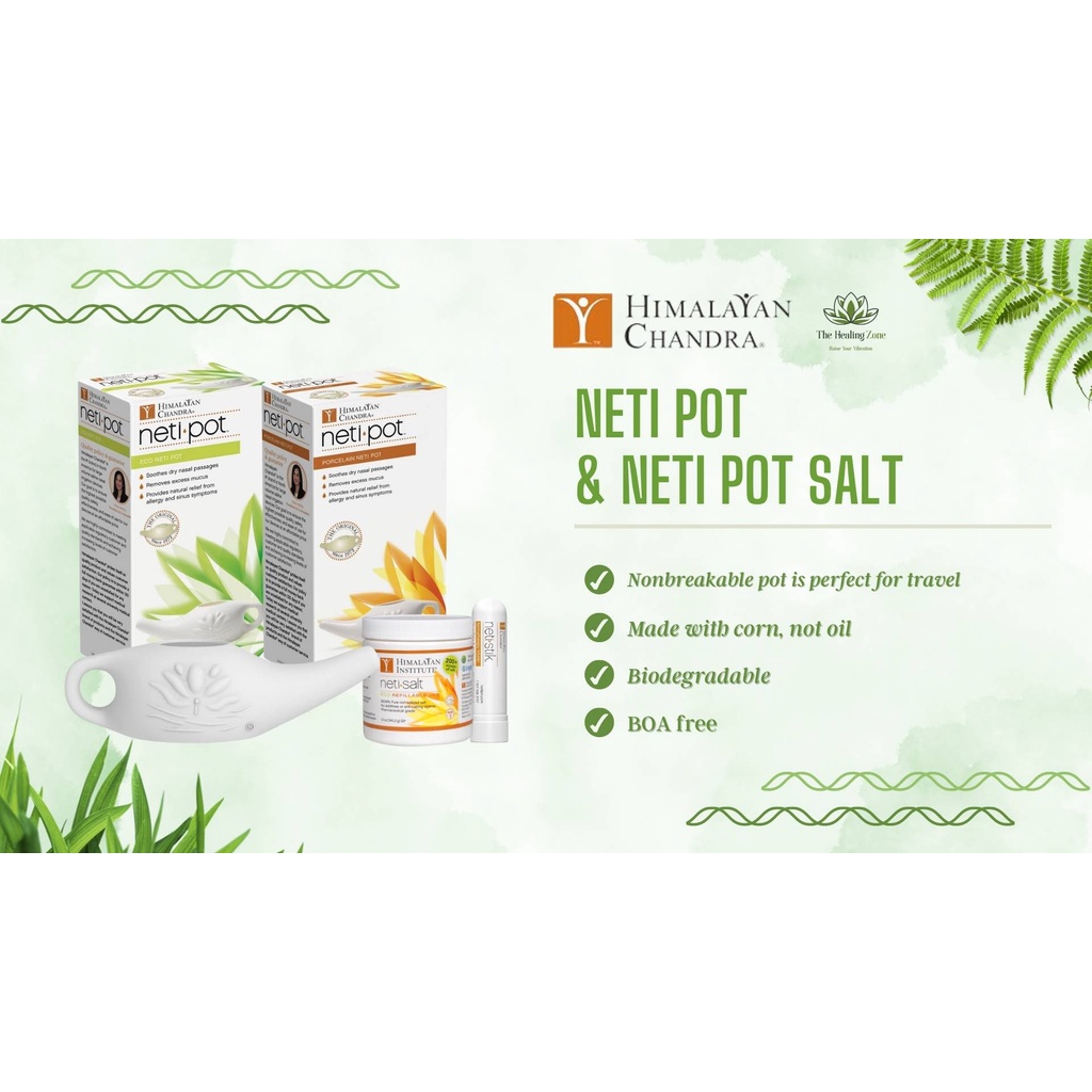 Porcelain Neti Pot - Ấm Sứ Giúp làm sạch mũi