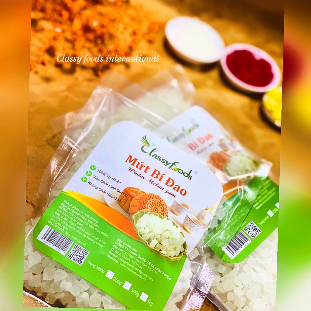 Mứt Bí Đao Hạt Lựu Classyfoods 500gr