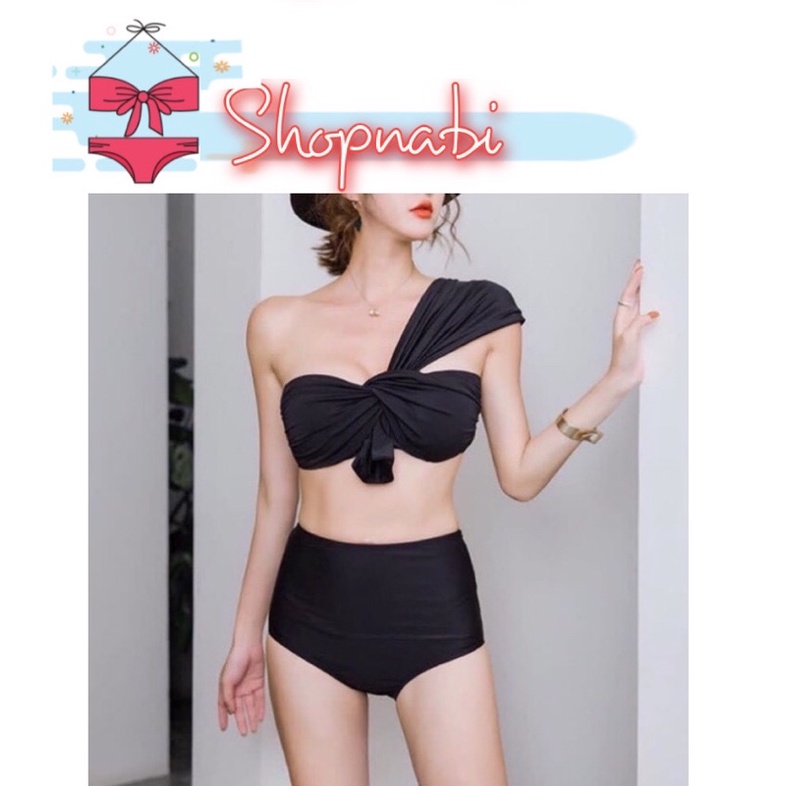 Bikini đồ bơi dây choàng vai cup ngang nâng ngực