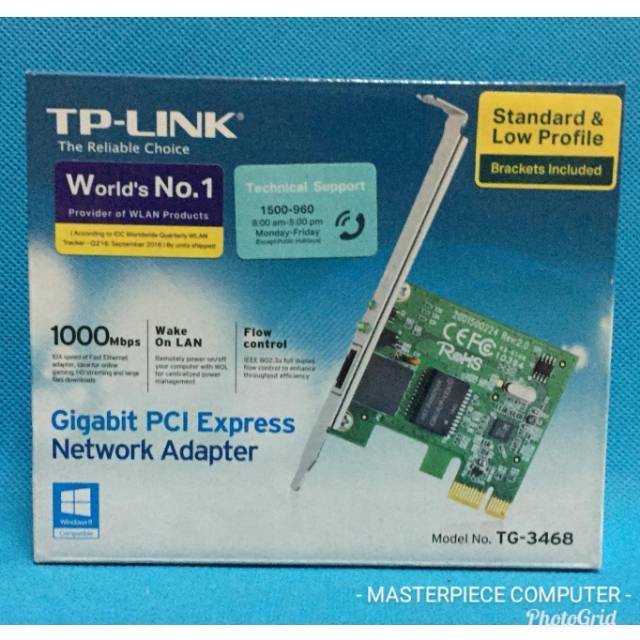 Bộ Chuyển Đổi Mạng Tp-link Tg-3468 Gigabit Pci Express