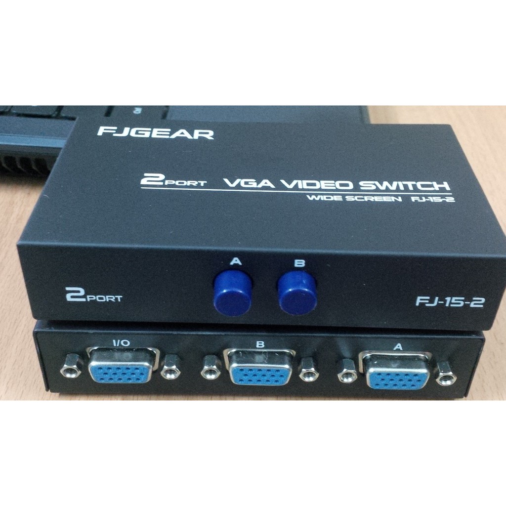 Bộ Chia 2 VGA CPU Ra 1 VGA Màn Hình (Port VGA Switch)