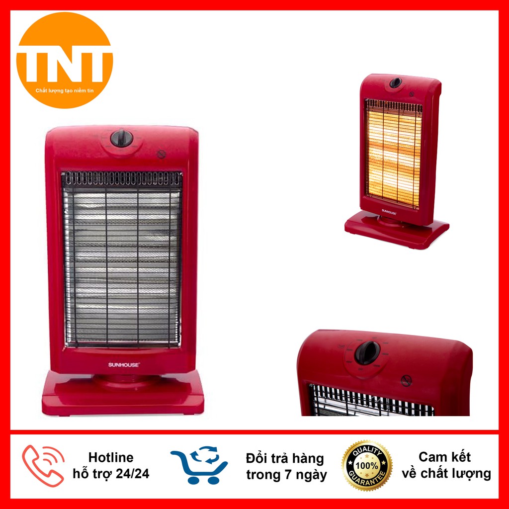 [GIẢM GIÁ SỐC]- Đèn sưởi điện hồng ngoại 3 bóng Sunhouse SHD7016 -[shop uy tín]