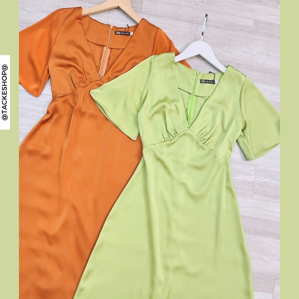 Váy đầm maxi cổ V dúm ngực dáng a dài đơn giản sang chảnh đi chơi đi biển